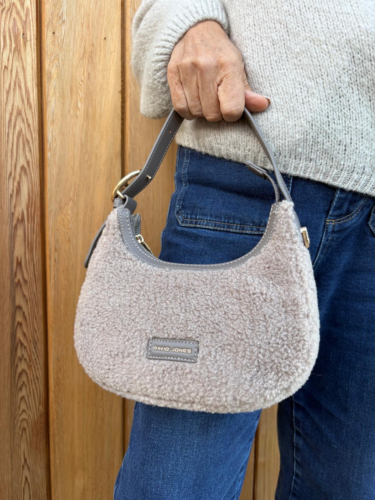 Shearling Shoulder Bag