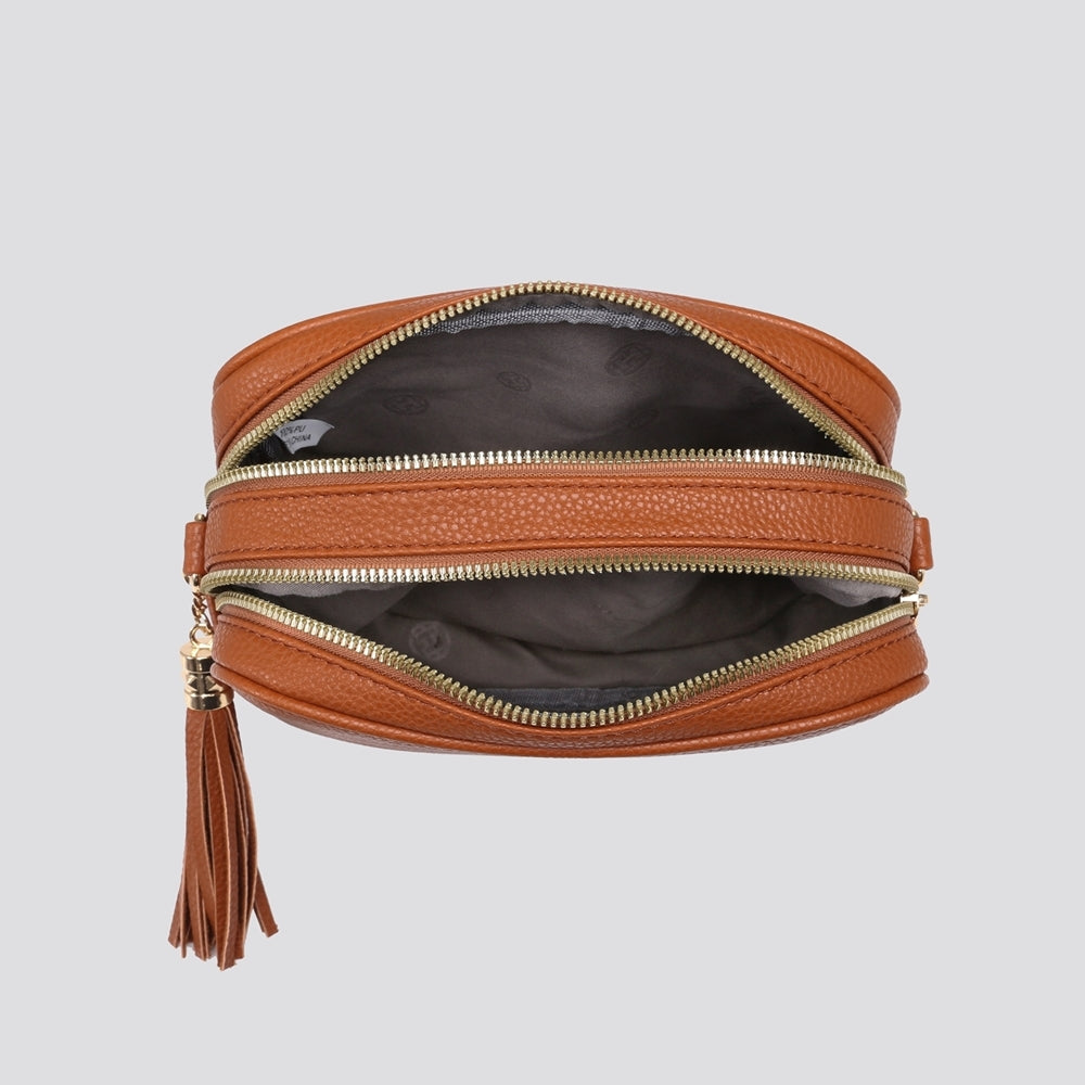 Double Zip CrossBody Bag