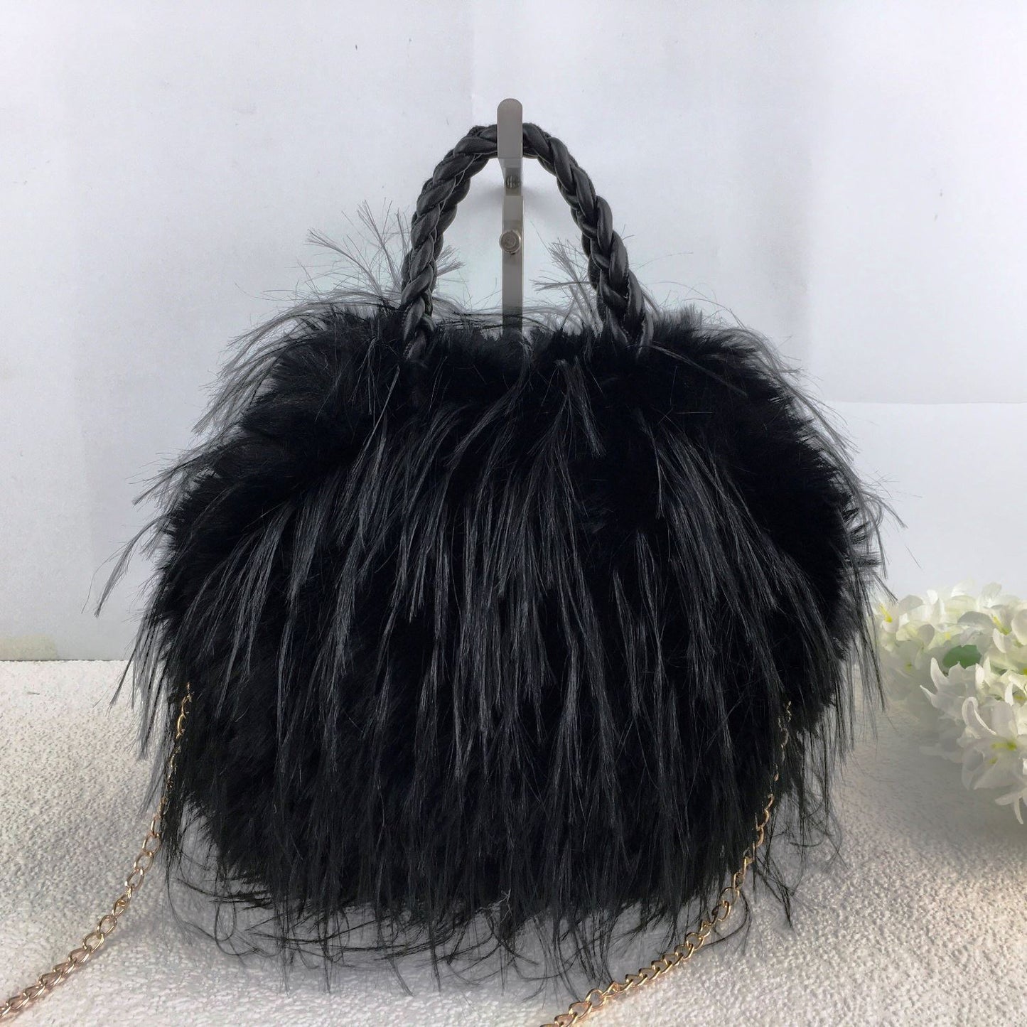 Faux Fur Glam Bag