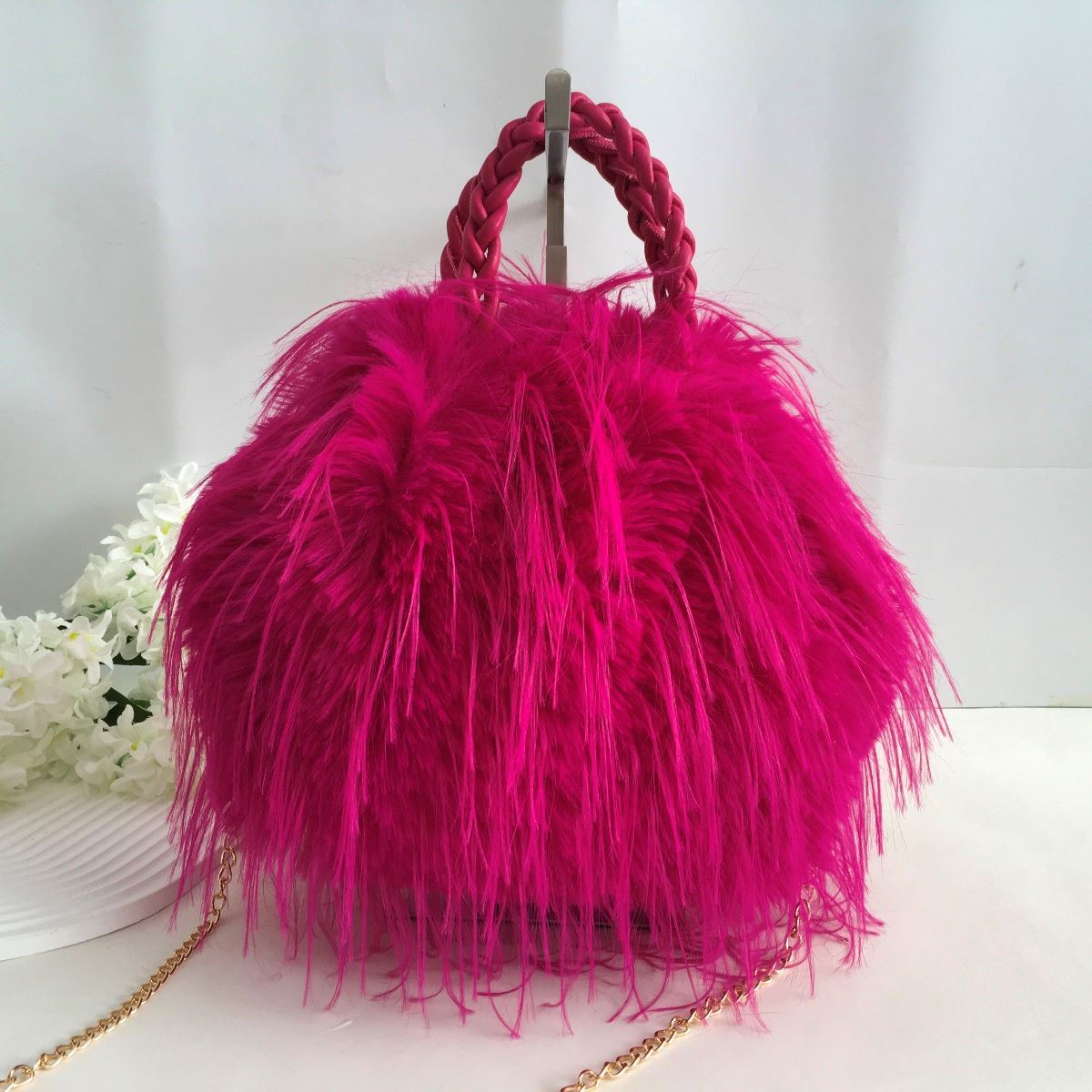 Faux Fur Glam Bag