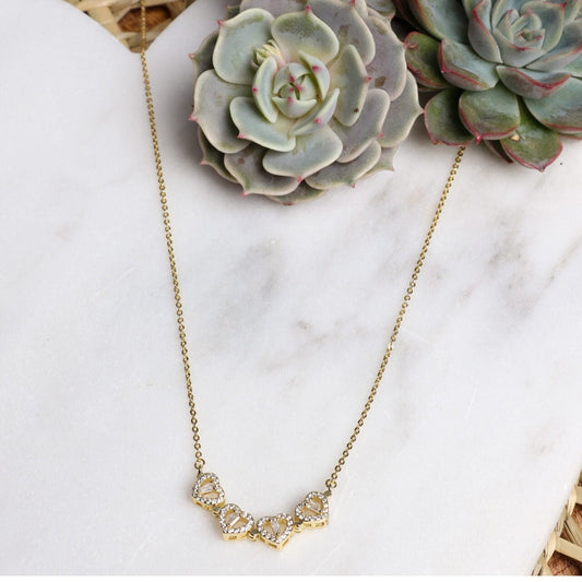 Multiway Heart Clover Necklace