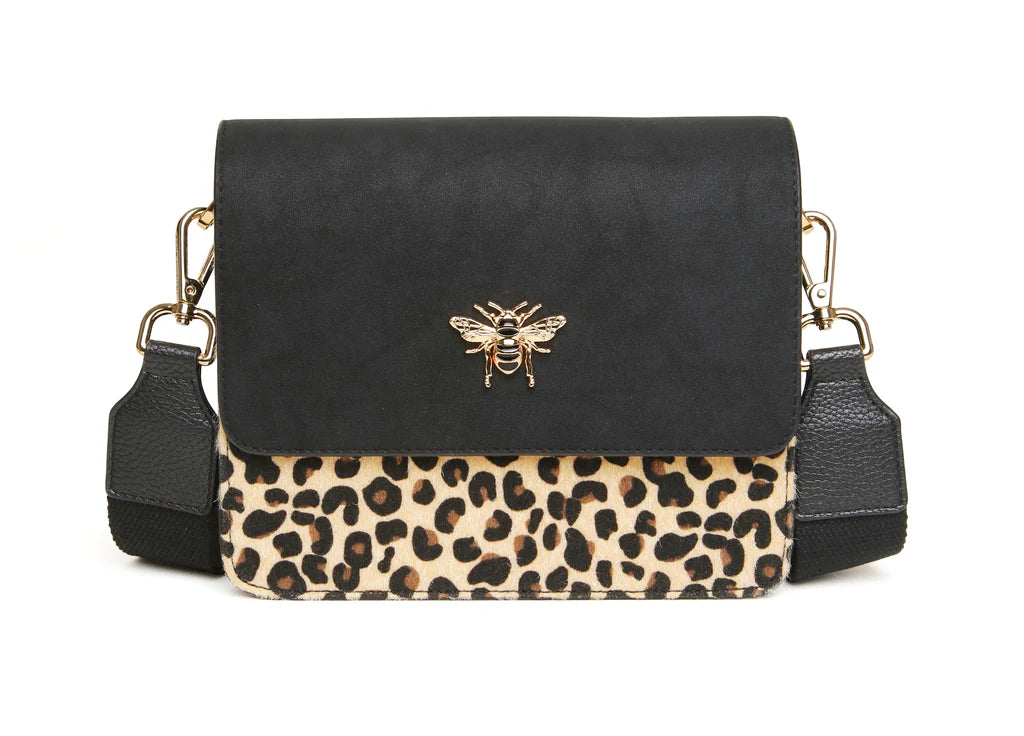 ALICE WHEELER Leopard Highbury Crossbody Bag